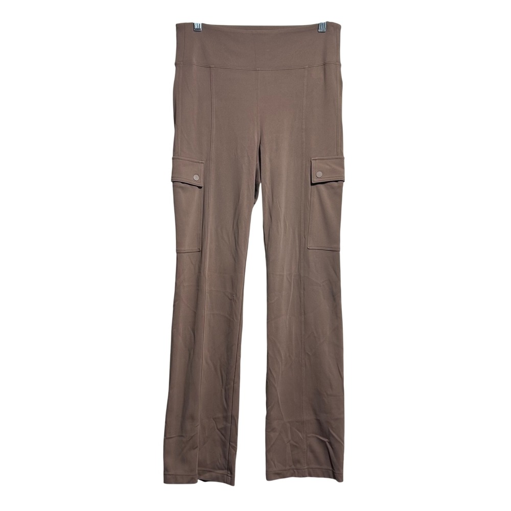 Athleta Delancey Straight Cargo Pant Brown Petite‎ Small High Rise Utility